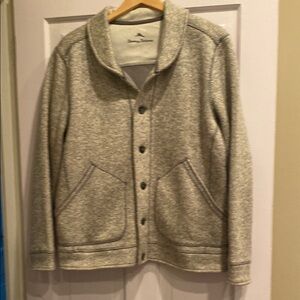 Gray Button-Up Cardigan